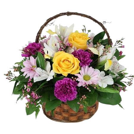 Flowers Basket Simple Friendship