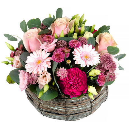 Friendship Flowers Basket